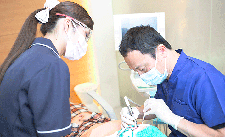 今ある歯を大切に、歯を残す治療を行います