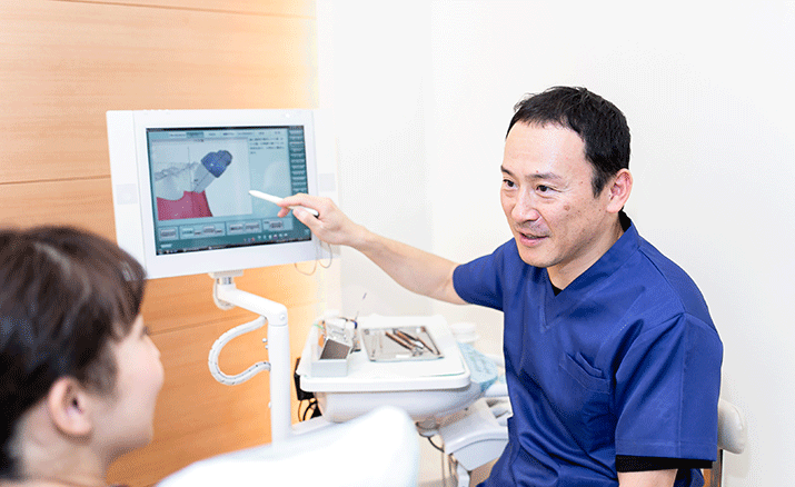 じっくり時間をかけた診断とカウンセリング